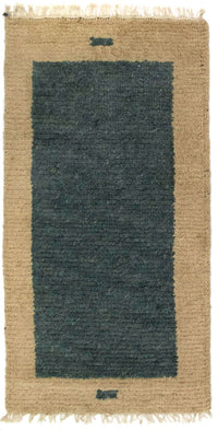 Tapis Népalais - 140 x 70 cm - gris