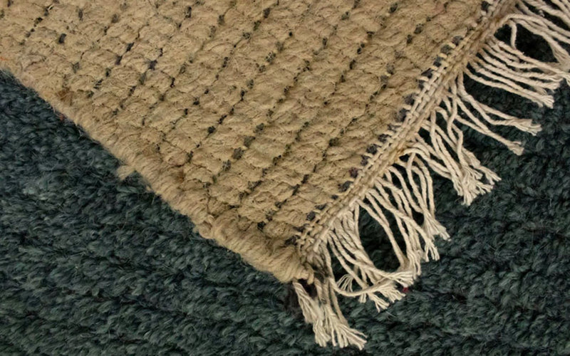 Tapis Népalais - 140 x 70 cm - gris