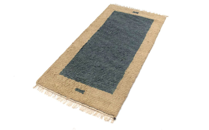 Tapis Népalais - 140 x 70 cm - gris