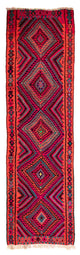 Kilim ancien Tapis 380x120cm