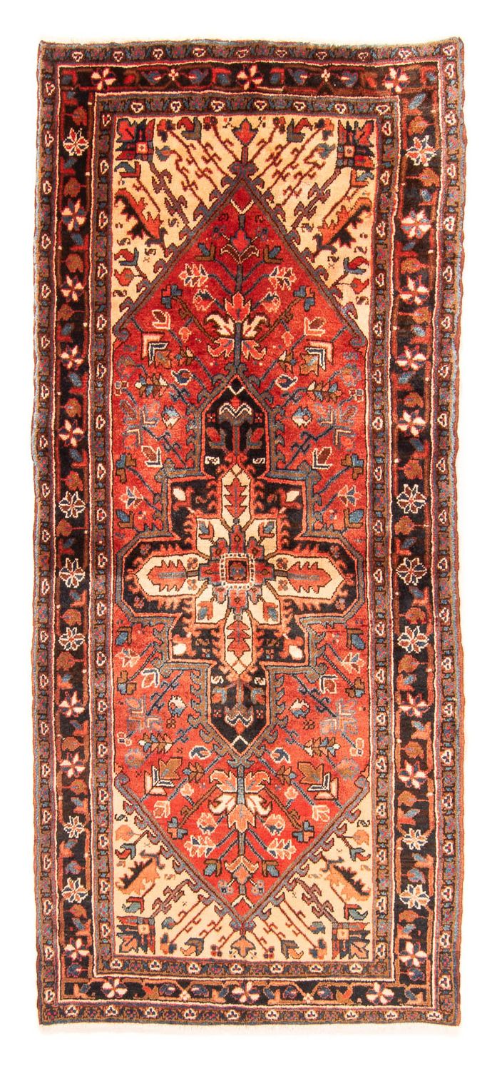 Tapis de couloir Tapis persan - Nomadic - 258 x 112 cm - rouge