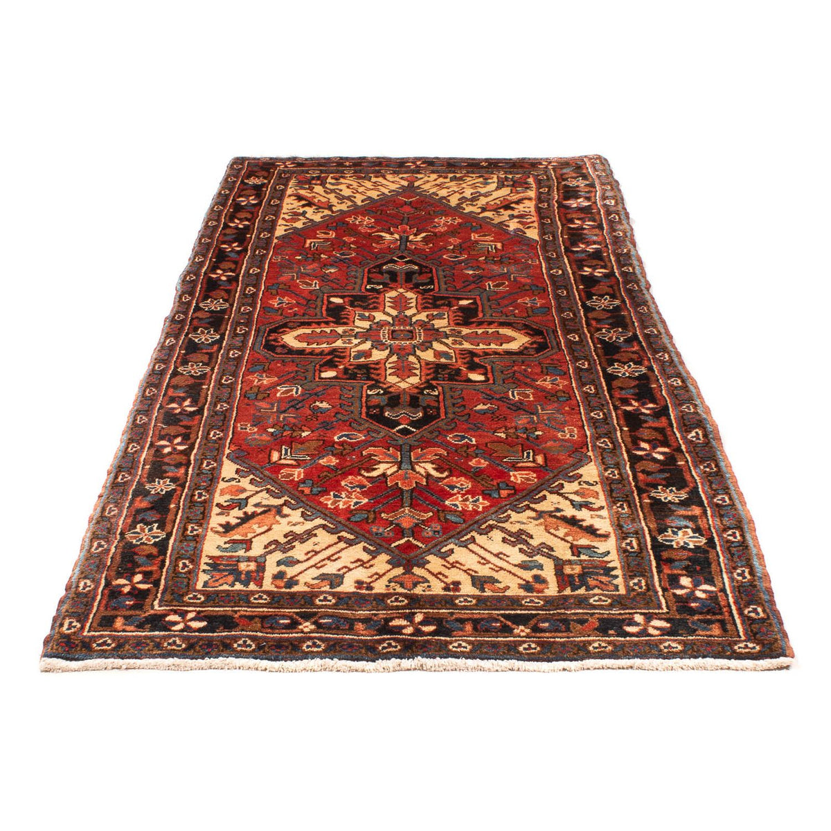 Tapis de couloir Tapis persan - Nomadic - 258 x 112 cm - rouge