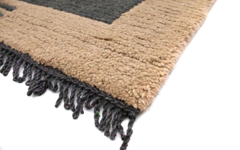 Tapis Népalais - 140 x 70 cm - gris