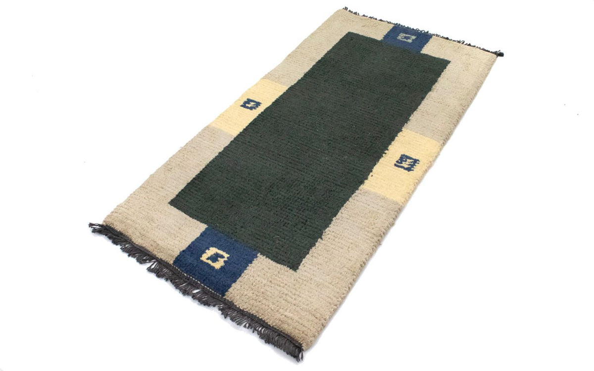 Tapis Népalais - 140 x 70 cm - vert