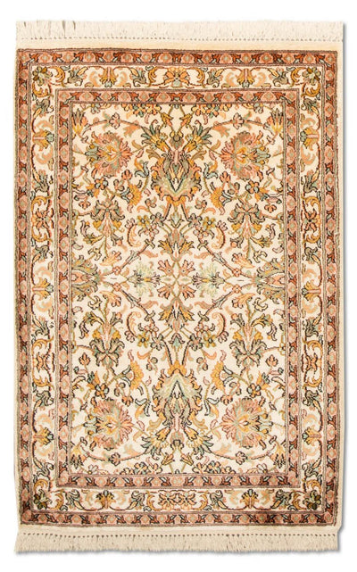 Tapis en soie du Cachemire Tapis 62x95cm - Tapis oriental
