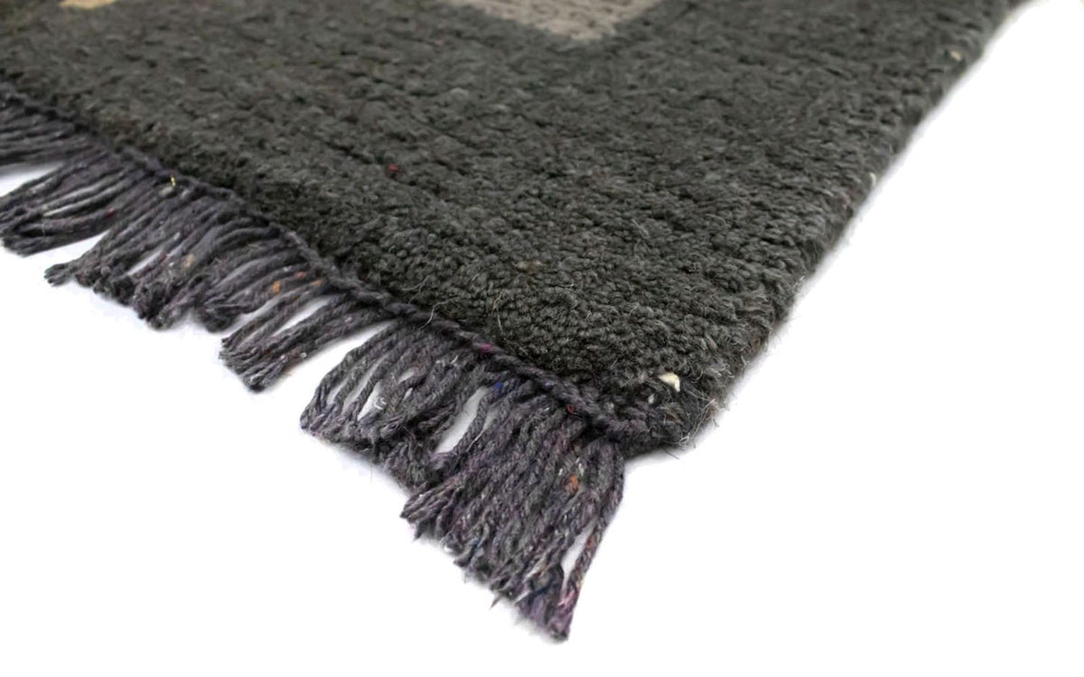Tapis Népalais - 140 x 70 cm - gris
