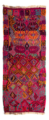Tapis de couloir Tapis Kelim - Vieux - 310 x 137 cm - multicolore