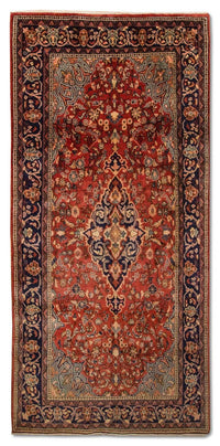 Tapis de couloir Tapis persan - Classique - 237 x 108 cm - rouge