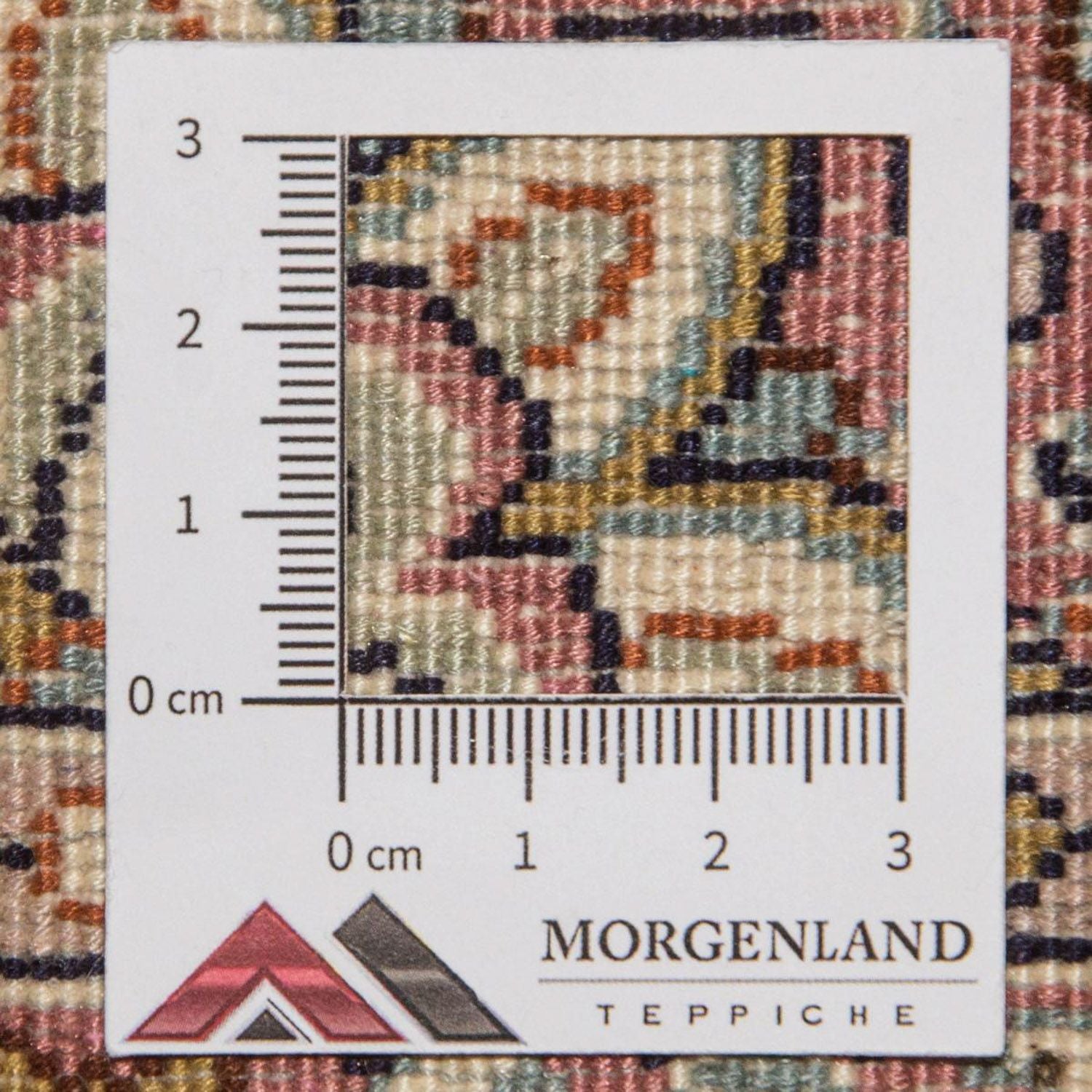 Tapis de couloir Tapis en soie - Soie du Cachemire - 190 x 77 cm - beige