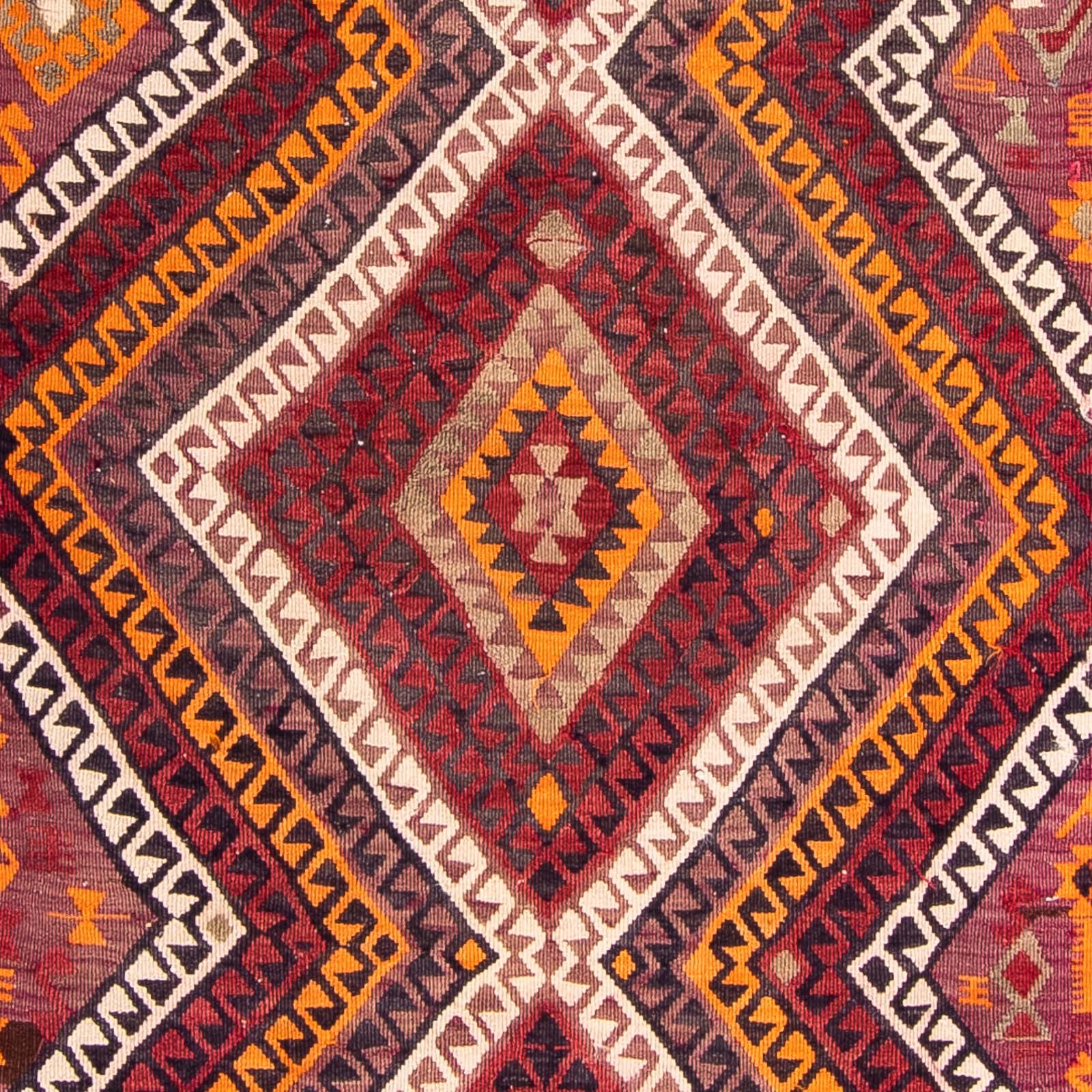 Tapis de couloir Tapis Kelim - Vieux - 375 x 140 cm - multicolore