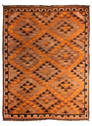 Tapis Kelim - Vieux - 360 x 275 cm - multicolore