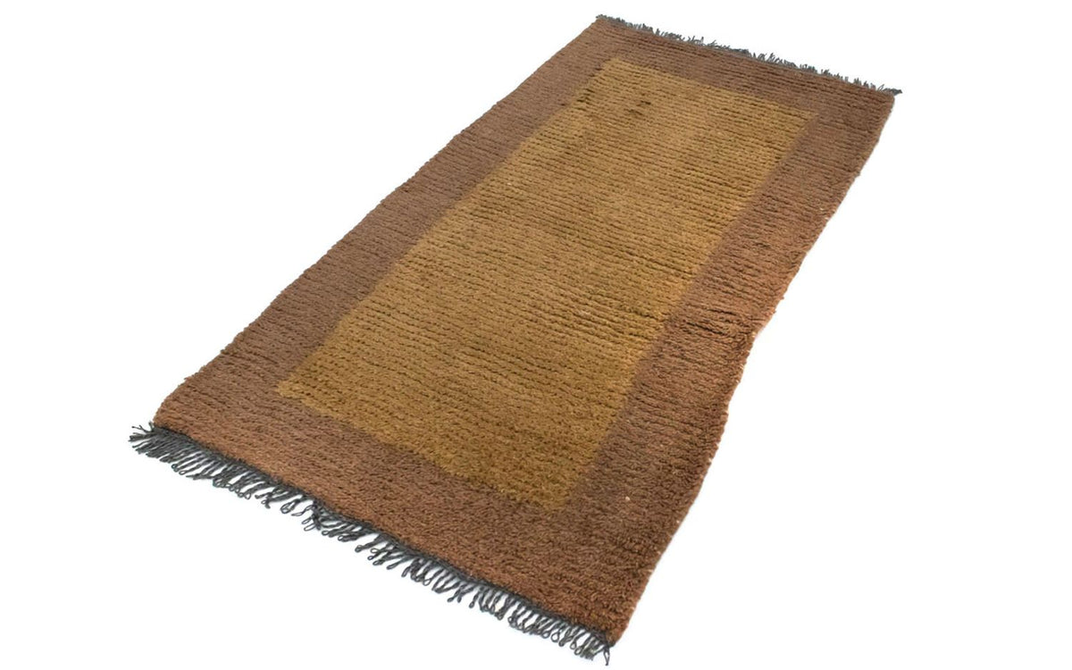 Tapis Népalais - 140 x 70 cm - marron