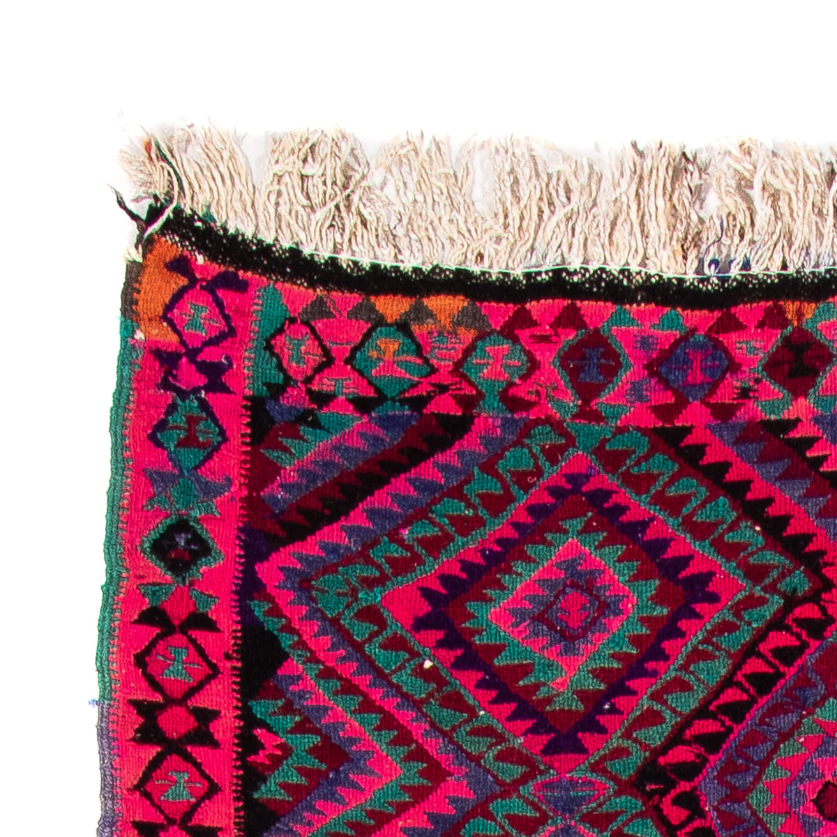 Tapis de couloir Tapis Kelim - Vieux - 315 x 135 cm - multicolore