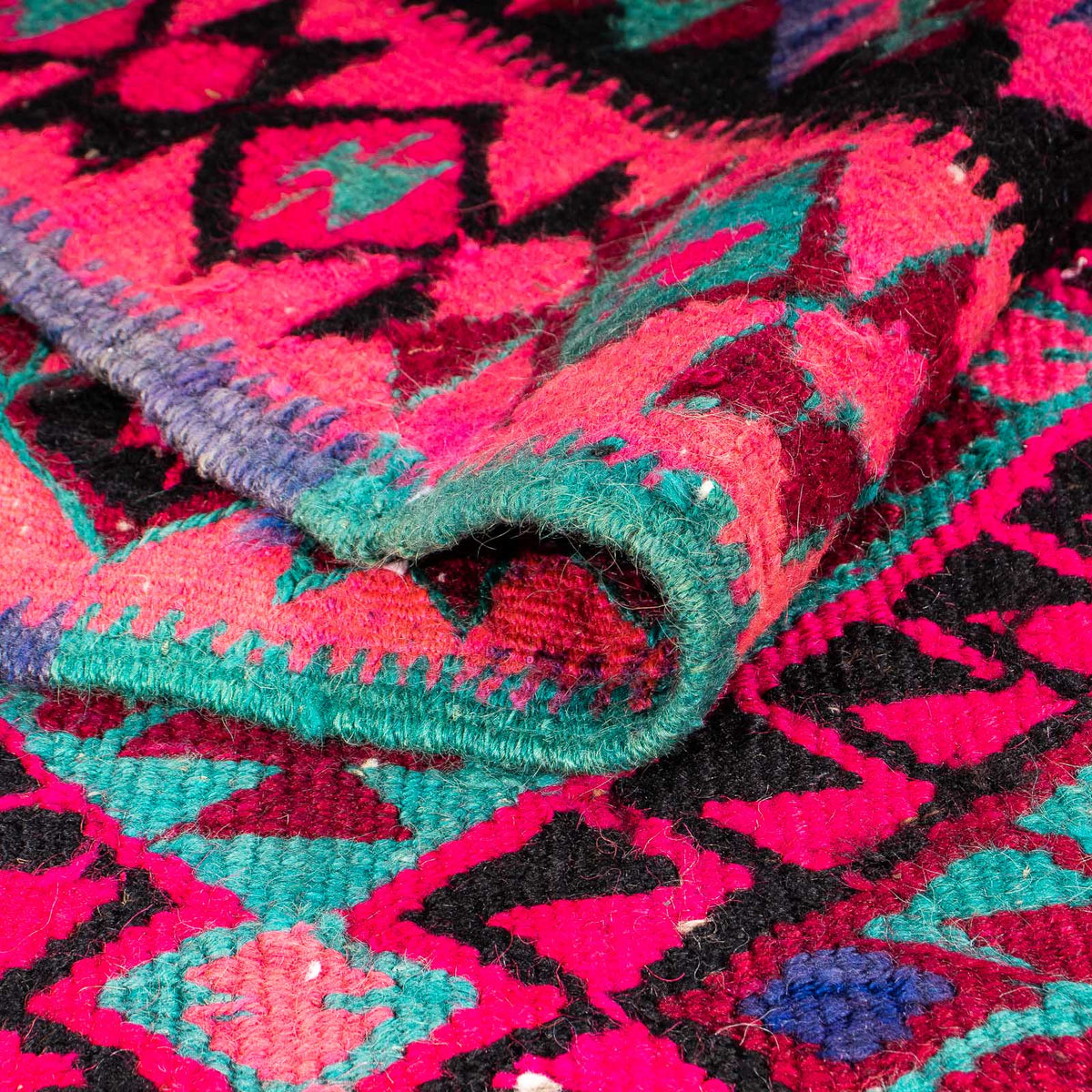 Tapis de couloir Tapis Kelim - Vieux - 315 x 135 cm - multicolore