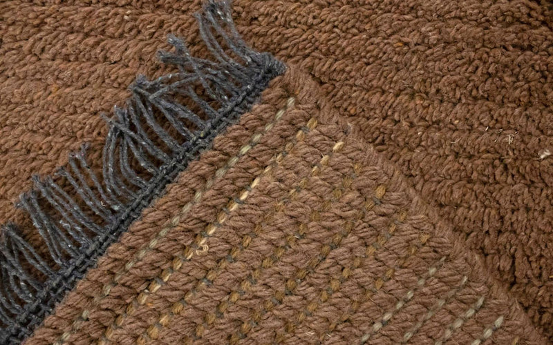 Tapis Népalais - 140 x 70 cm - marron