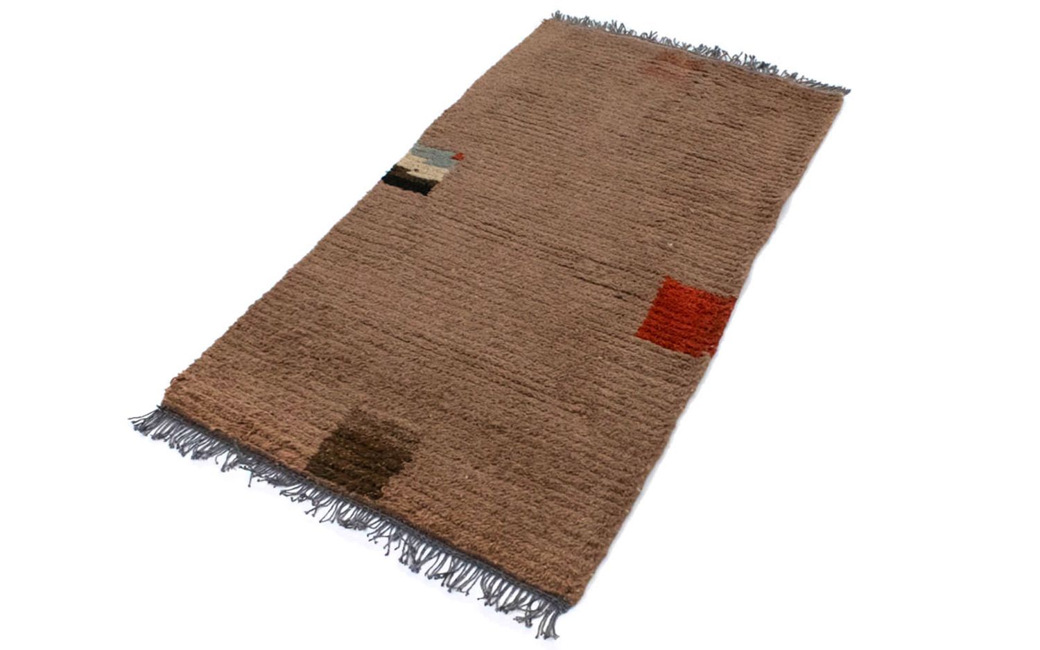 Tapis Népalais - 140 x 70 cm - marron