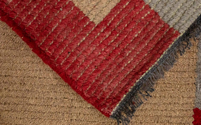 Tapis Népalais - 140 x 70 cm - marron