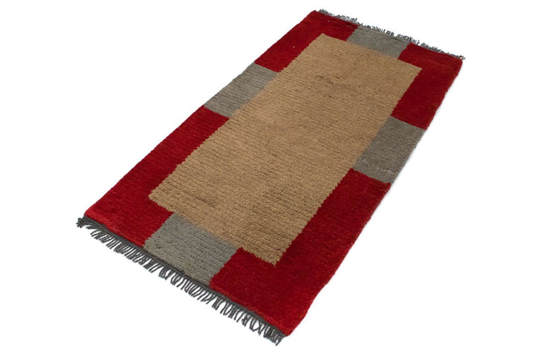 Tapis Népalais - 140 x 70 cm - marron