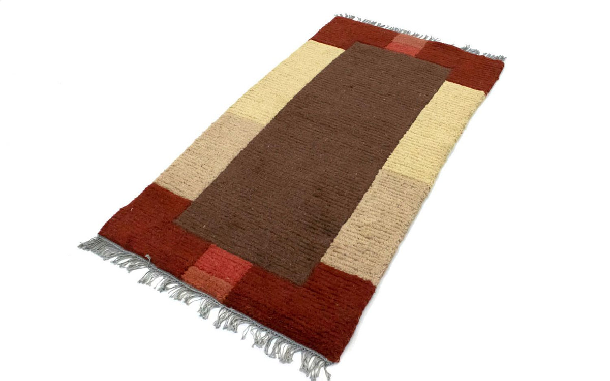 Tapis Népalais - 140 x 70 cm - marron