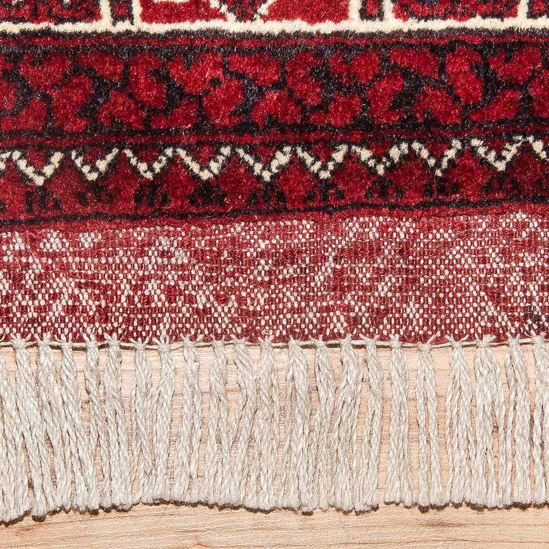 Tapis afghan - Boukhara - 293 x 201 cm - rouge