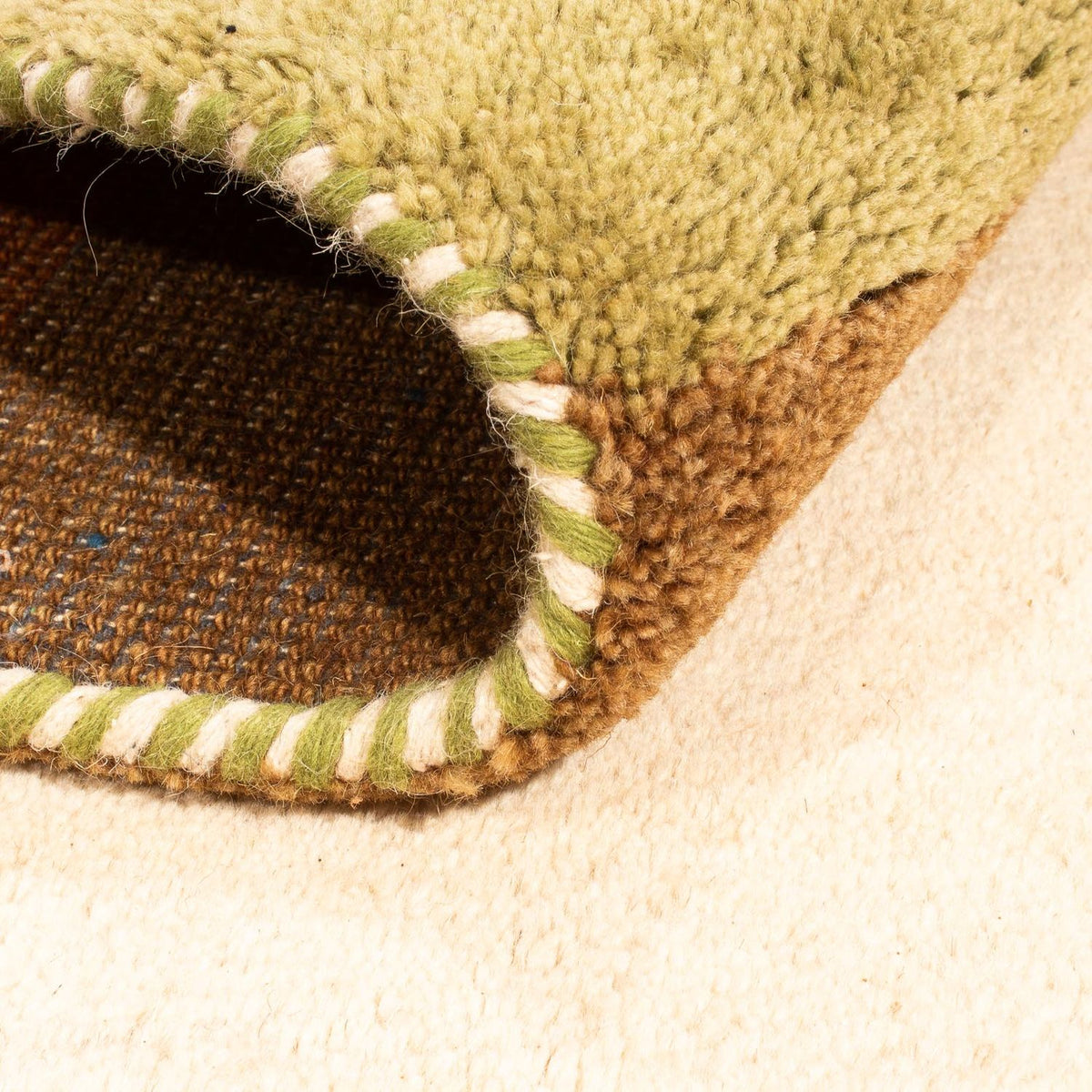 Tapis Gabbeh - Indus - 203 x 139 cm - beige