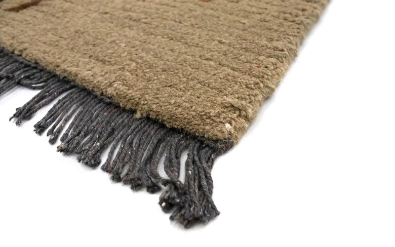 Tapis Népalais - 140 x 70 cm - marron