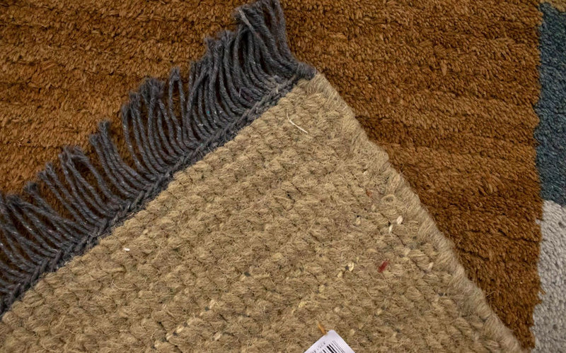 Tapis Népalais - 140 x 70 cm - marron