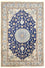 Tapis persan - Nain - 305 x 196 cm - bleu