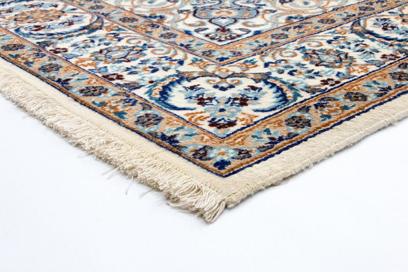 Tapis persan - Nain - 305 x 196 cm - bleu