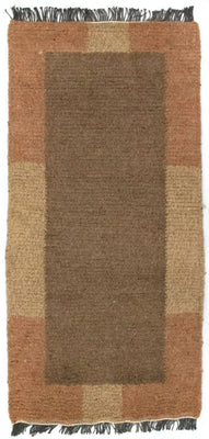 Tapis Népalais - 140 x 70 cm - marron