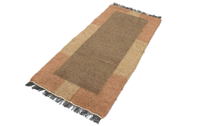 Tapis Népalais - 140 x 70 cm - marron