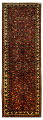 Tapis de couloir Tapis persan - Nomadic - 294 x 64 cm - rouge
