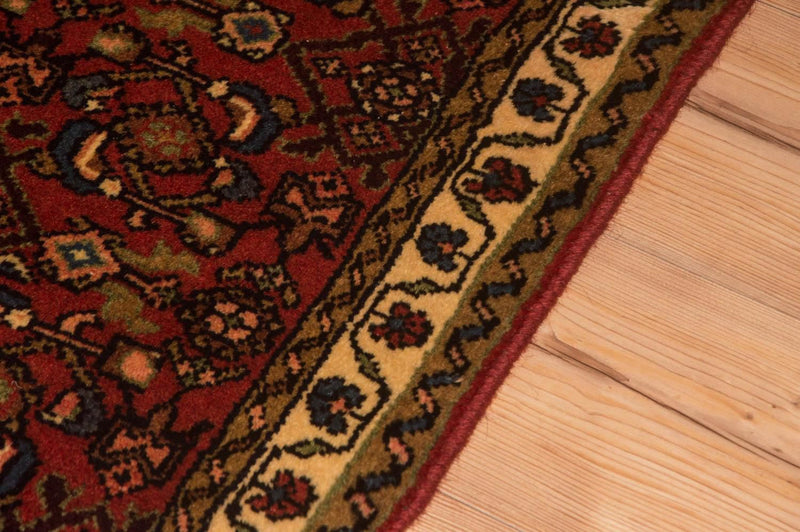 Tapis de couloir Tapis persan - Nomadic - 294 x 64 cm - rouge