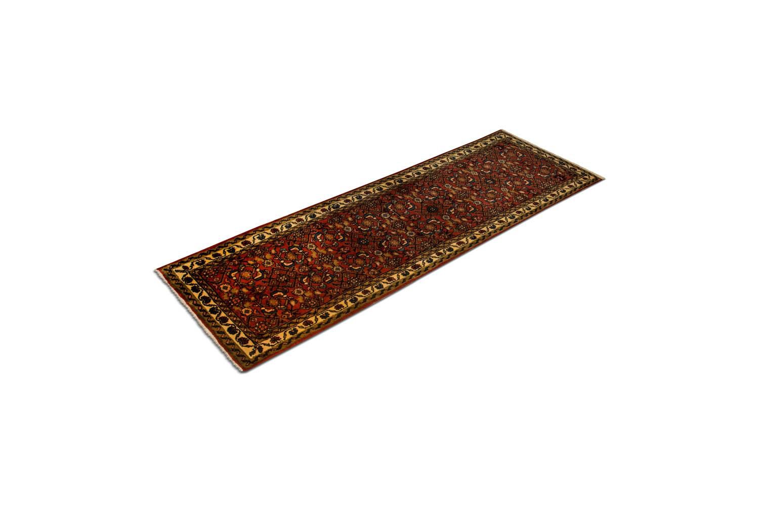 Tapis de couloir Tapis persan - Nomadic - 294 x 64 cm - rouge