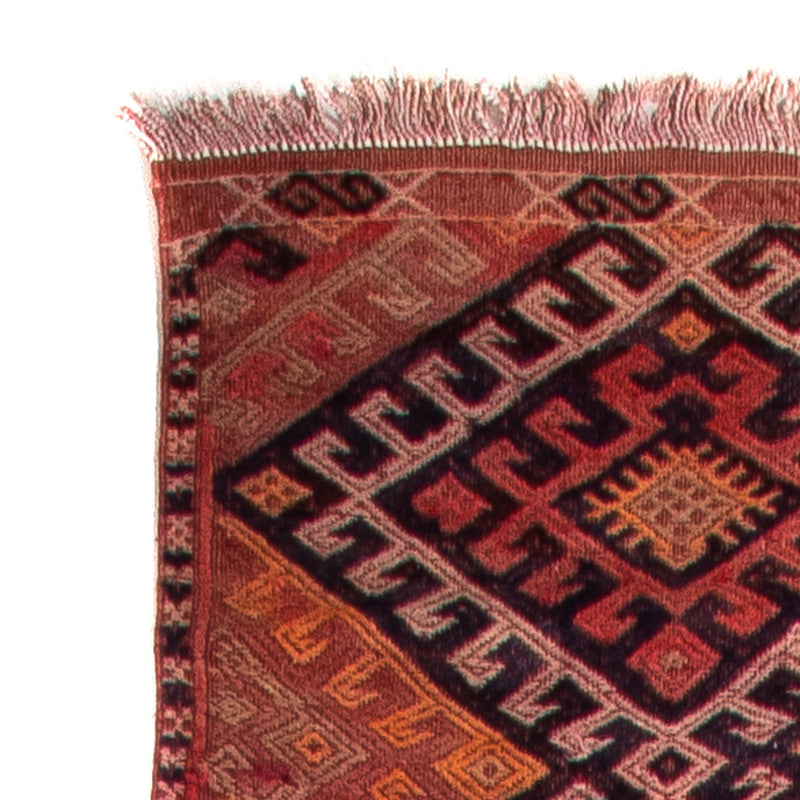 Tapis de couloir Tapis Kelim - Vieux - 380 x 75 cm - multicolore