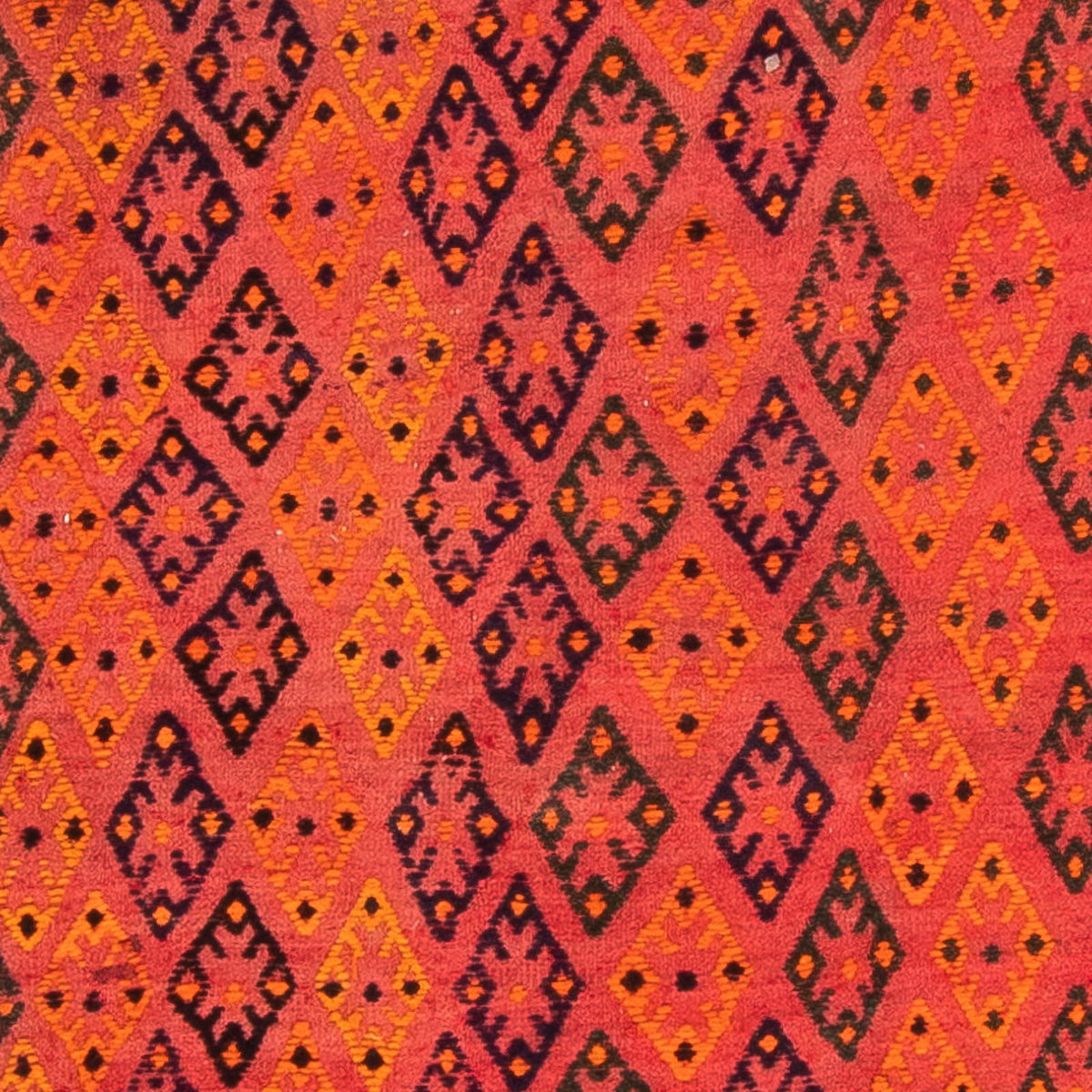 Tapis de couloir Tapis Kelim - Vieux - 330 x 135 cm - multicolore