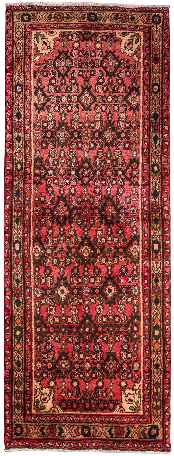 Tapis de couloir Tapis persan - Nomadic - 189 x 70 cm - rouge