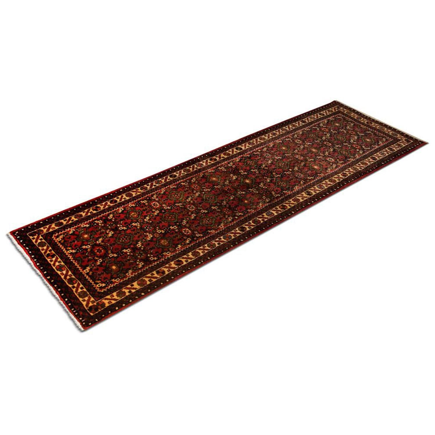 Tapis de couloir Tapis persan - Nomadic - 210 x 67 cm - rouge