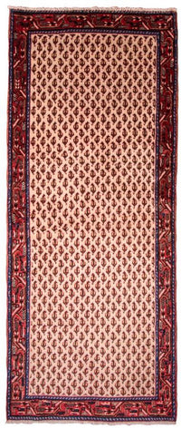 Tapis de couloir Tapis persan - Mir - 183 x 73 cm - beige