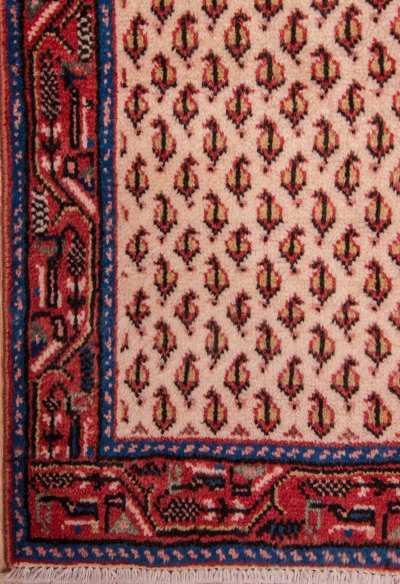 Tapis de couloir Tapis persan - Mir - 183 x 73 cm - beige