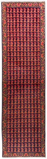 Tapis de couloir Tapis persan - Nomadic - 205 x 63 cm - multicolore