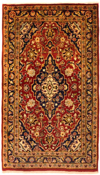 Tapis persan - Keshan - 168 x 95 cm - rouge
