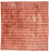 Tapis en viscose - 213 x 213 cm - multicolore