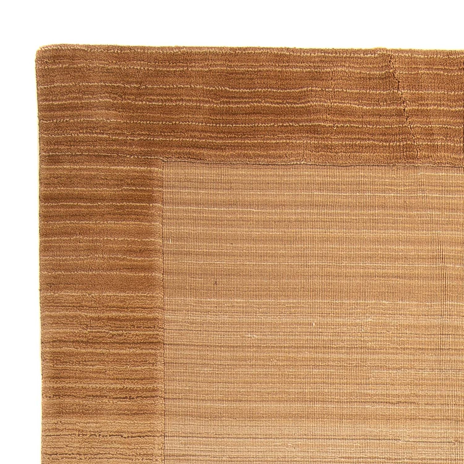 Tapis Gabbeh - Loribaft Softy - 200 x 140 cm - marron clair