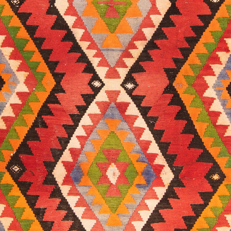 Tapis de couloir Tapis Kelim - Vieux - 315 x 150 cm - multicolore