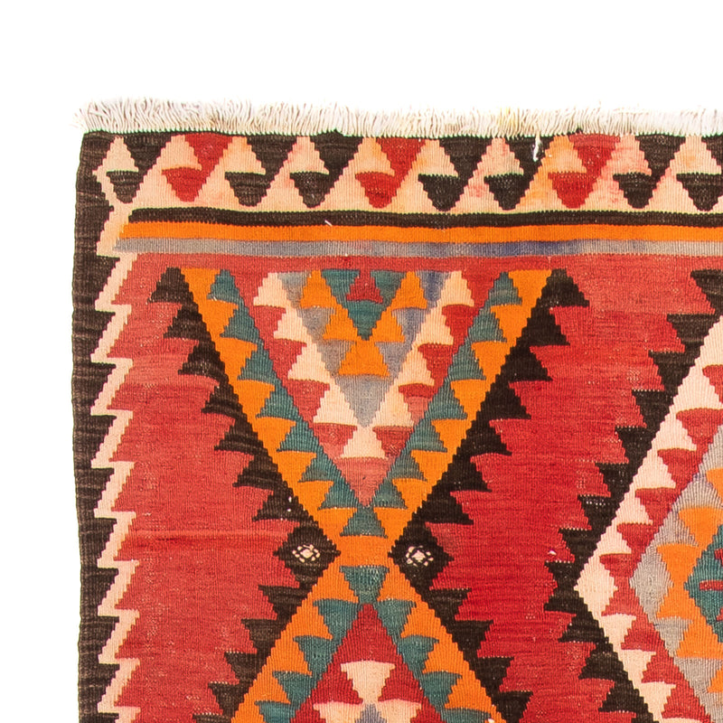 Tapis de couloir Tapis Kelim - Vieux - 315 x 150 cm - multicolore