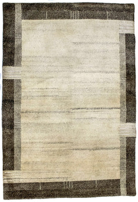 Tapis Népalais - 180 x 123 cm - beige
