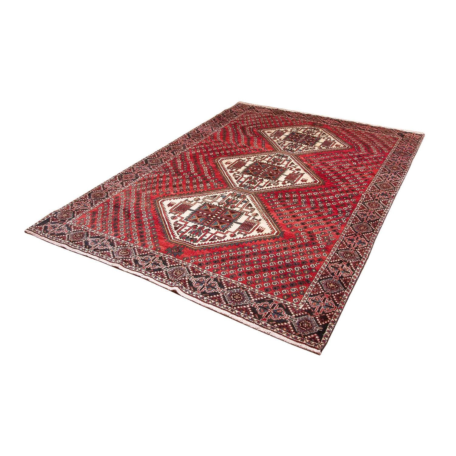 Tapis persan - Nomadic - 256 x 189 cm - rouge