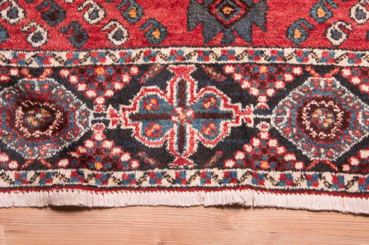 Tapis persan - Nomadic - 256 x 189 cm - rouge