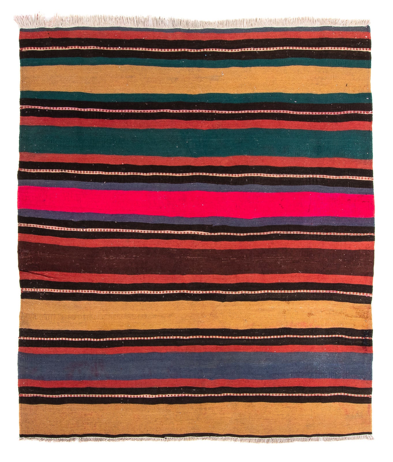 Tapis Kelim - Vieux - 190 x 175 cm - multicolore